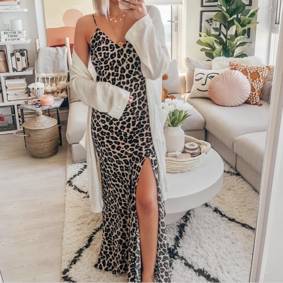 NWT Vici Smokin’ Hot Leopard Cami Dress - Picture 1 of 8